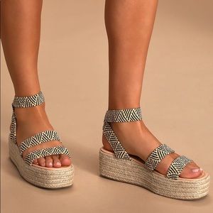 Black and White Espadrilles from Lulus